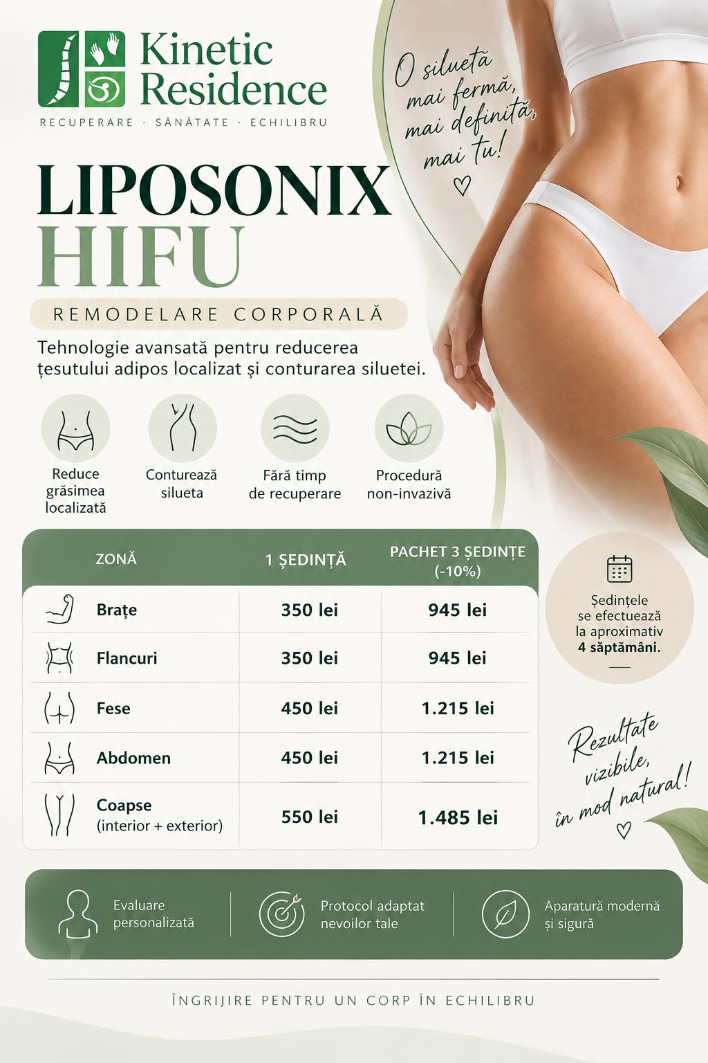 remodelare corporala cu hifu liposonix