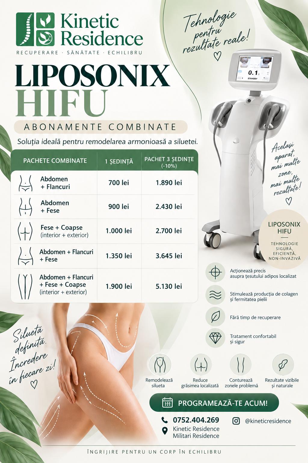 remodelare corporala cu hifu liposonix